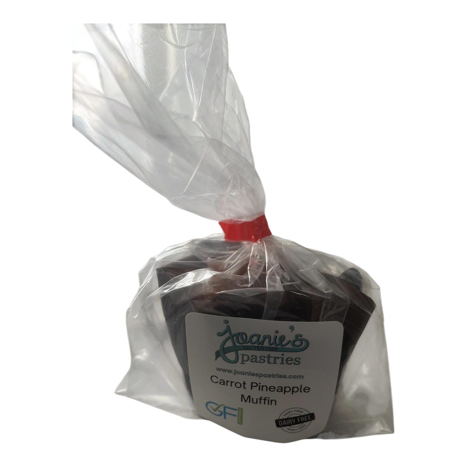 Carrot Pineapple Muffins - (single packaged) (Dairy Free, Gluten Free) — gluten free, dairy free — Joanie’s Pastries wholesale