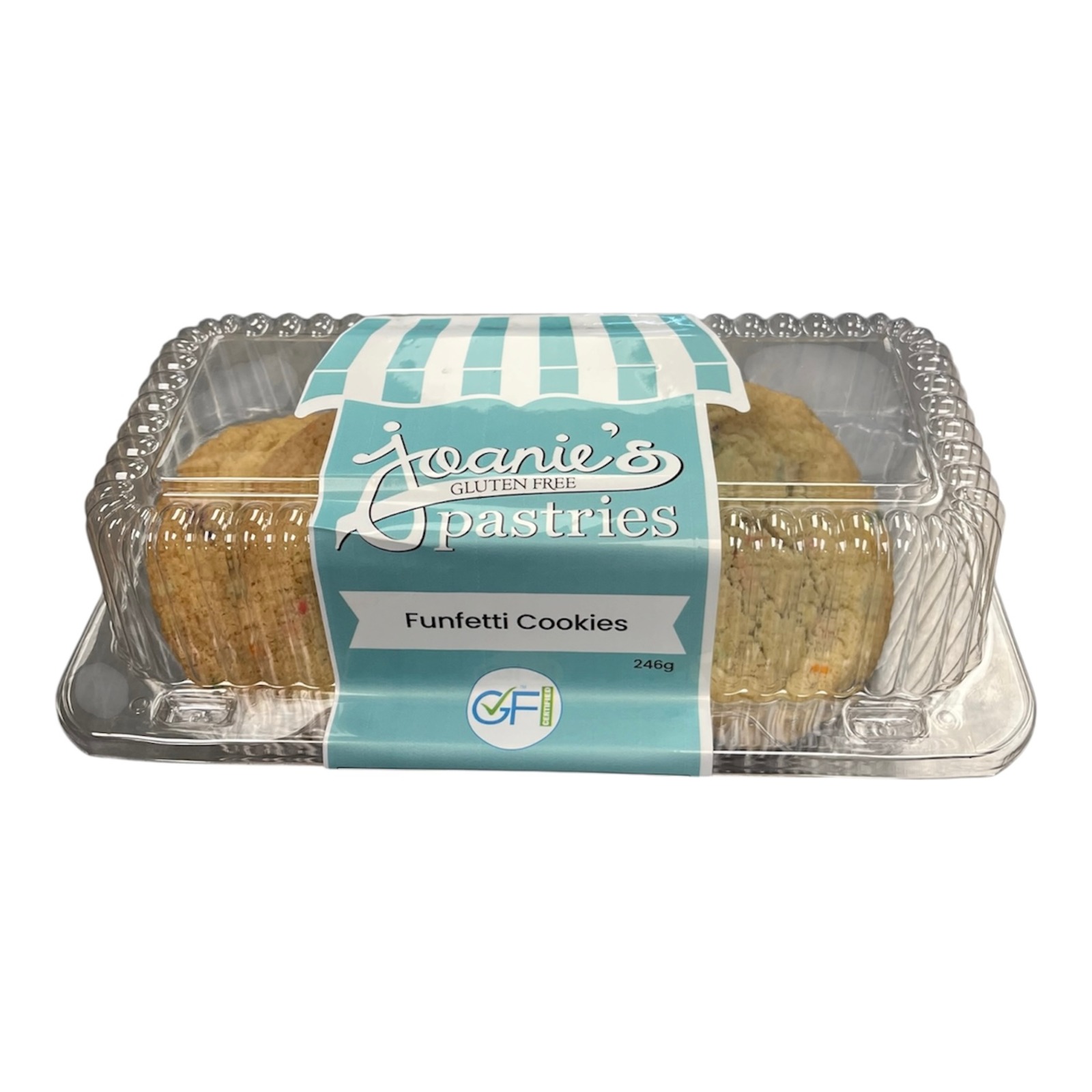 Funfetti Cookies - 6/package — gluten free — Joanie’s Pastries wholesale